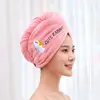 Women Girl Towels Bathroom Microfiber Towel Rapid Drying Hair Towel Magic Shower Cap Lady Turban