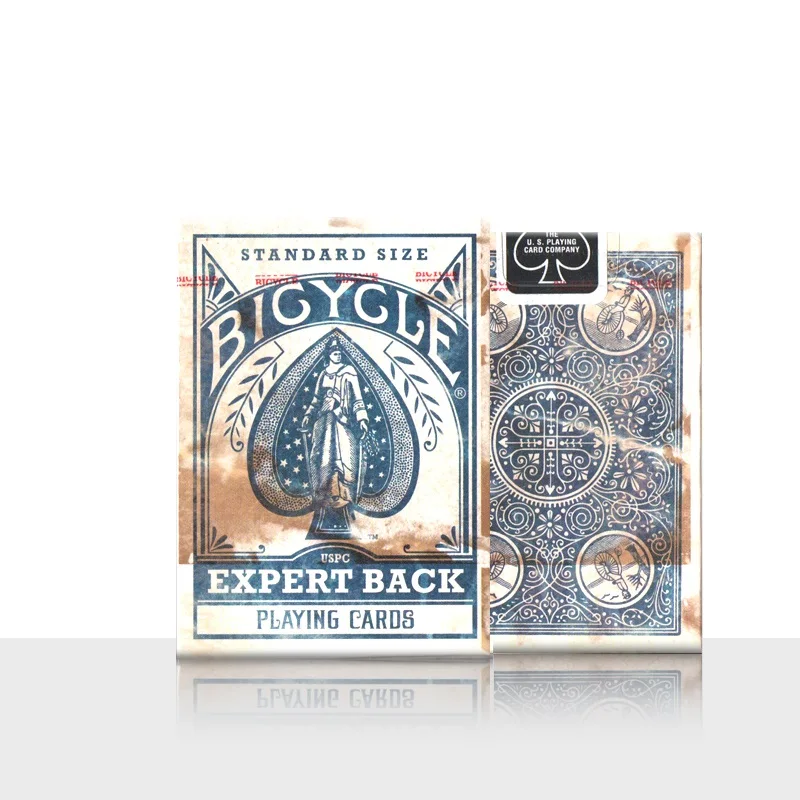 1 шт. велосипед Expert Back Deck Distressed винтажный вид колода волшебные карты игра в покер для сценического искусства магические трюки реквизит