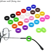 Silicone World 1 Pair Eyeglass Legs Covers Retainer Silicone Anti-slip Holder Glasses Ear Support Mirror Leg Glasses Accessories 1