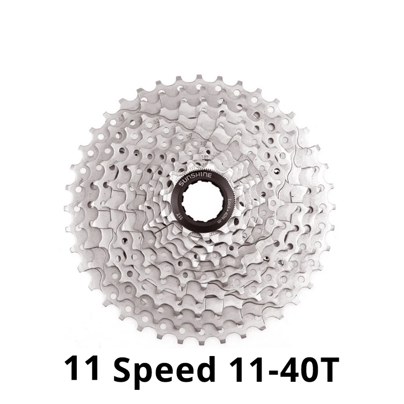 11-40T SUNSHINE MTB дорожный велосипед 11-скоростных велосипедов трещетки маховик 11S 28/32/36/40/42/46/50 T/52 T для SHIMANO SRAM деталь для велосипеда - Цвет: 11-40T