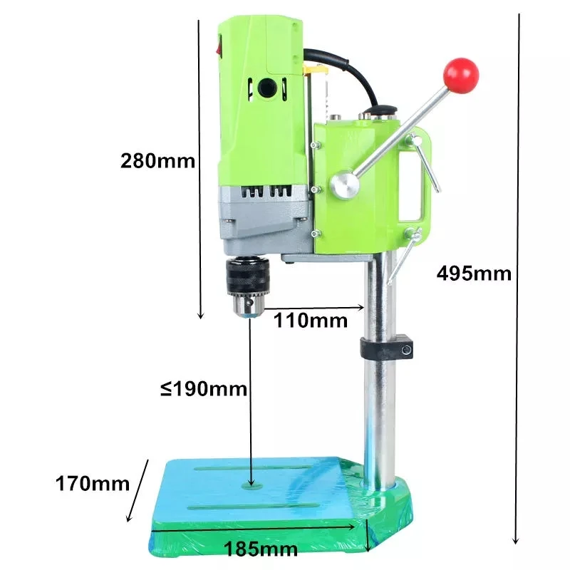  ALLSOME 710W BG-5156E Bench Drill Stand Mini Electric Bench Drilling Machine Vise Mini Precision Mi