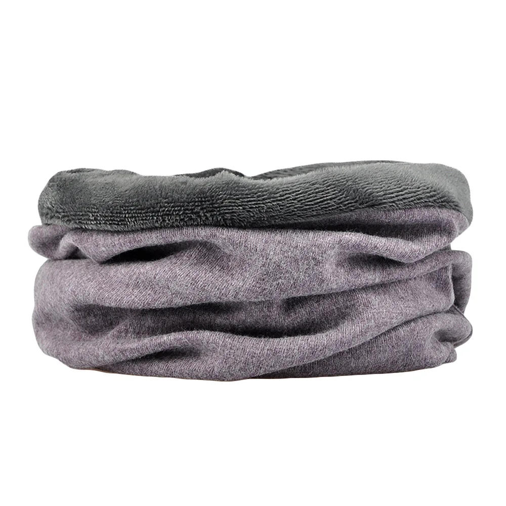 Gray VelvetPurple Унисекс дамы мужские стрейч бархат мягкая шляпа Шеи Обертывание шапки, шарфы сплошной цвет мульти-использование кепки - Цвет: Gray VelvetPurple