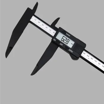 

200/300mm LCD Digital Display Big Foot Vernier Caliper Electronic Carbon Fiber Vernier Caliper Micrometer Measurement Tool