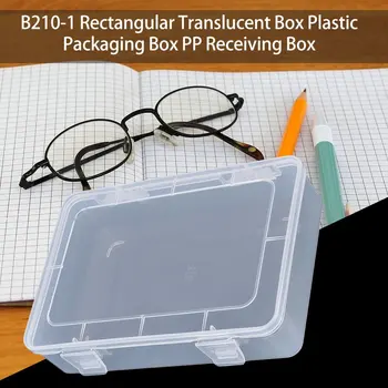 

Rectangular Environmentally Friendly And Durable Fine Processing Thick Translucent Box Plastic Packaging Box Pp Storage Box