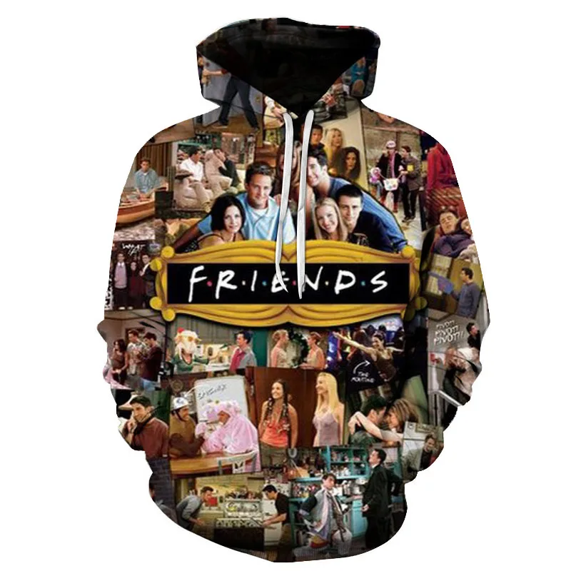 

Central Perk Coffee Friends TV Show Hoodie Men Women Sweatshirt Boys Girls Cartoon Anime Pullover Harajuku Autumn Tops