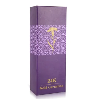 

Artificial Carnation Carnation 24K Foil Gold Plated Long Stem Artificial Rose Flower Anniversary Birthday Valentines Gift