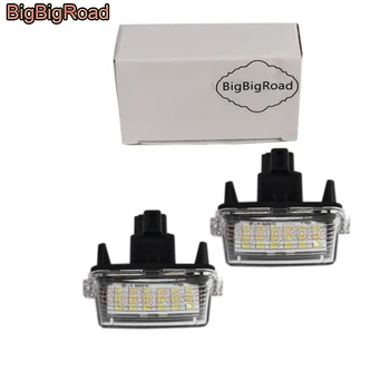 

BigBigRoad For Peugeot 306 / 307 / 308 / 5008 206 (T1) 206+ (T3E) GTi180 RC LED Car License Plate Light Number Frame Lamp