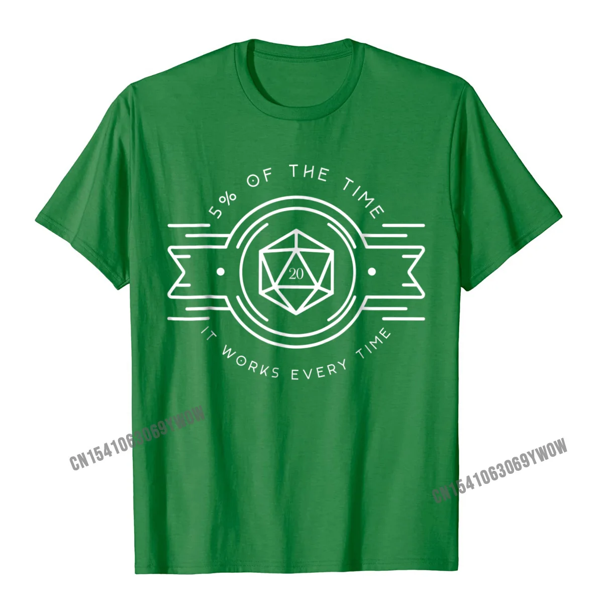 Normal Top T-shirts for Men Casual VALENTINE DAY Tops T Shirt Short Sleeve Special Birthday Top T-shirts O-Neck Pure Cotton Minimalist Polyhedral D20 Dice Set Retro Nerdy T-Shirt__1023 green