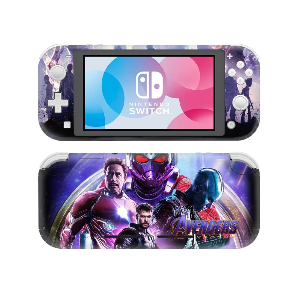 Мстители эндгейм кожи стикеры Наклейка для nintendo Switch Lite консольный переключатель, Lite NSL протектор кожи виниловая наклейка