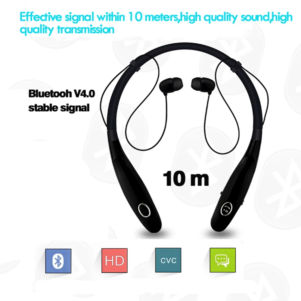 

New Neckband Wireless Bluetooth Earphones Magnetic Sports Stereo Headset Handsfree Headphones for Iphone Xiaomi Samsung Android