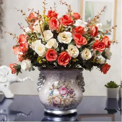Blumenvasen Wazony Ozdobne, золотые керамические украшения, современные аксессуары для украшения дома, Современная ваза для цветов