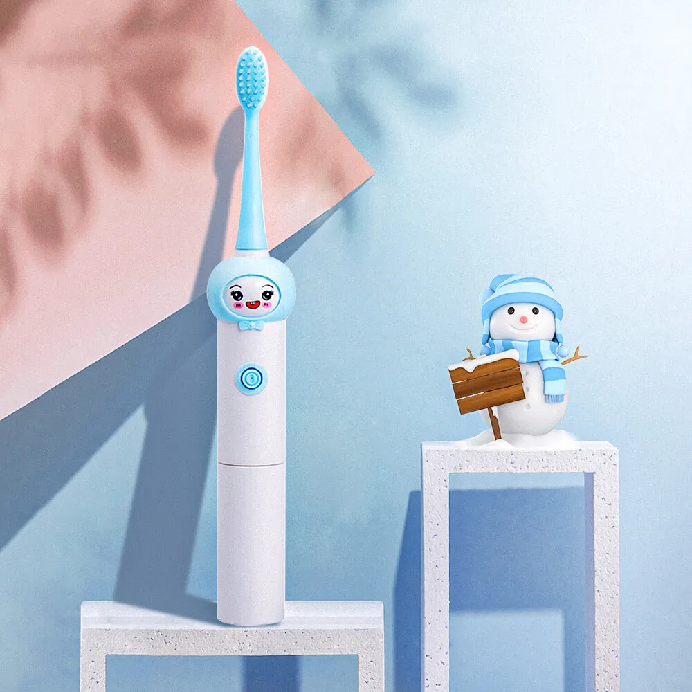 Children Sonic Electric Toothbrush USB Rechargeable Cartoon Pattern Brush Teeth With Replacement Head For Kids 3-12 year Children Sonic Electric Toothbrush USB Rechargeable Cartoon Pattern Brush Teeth With Replacement Head For Kids 3-12 year