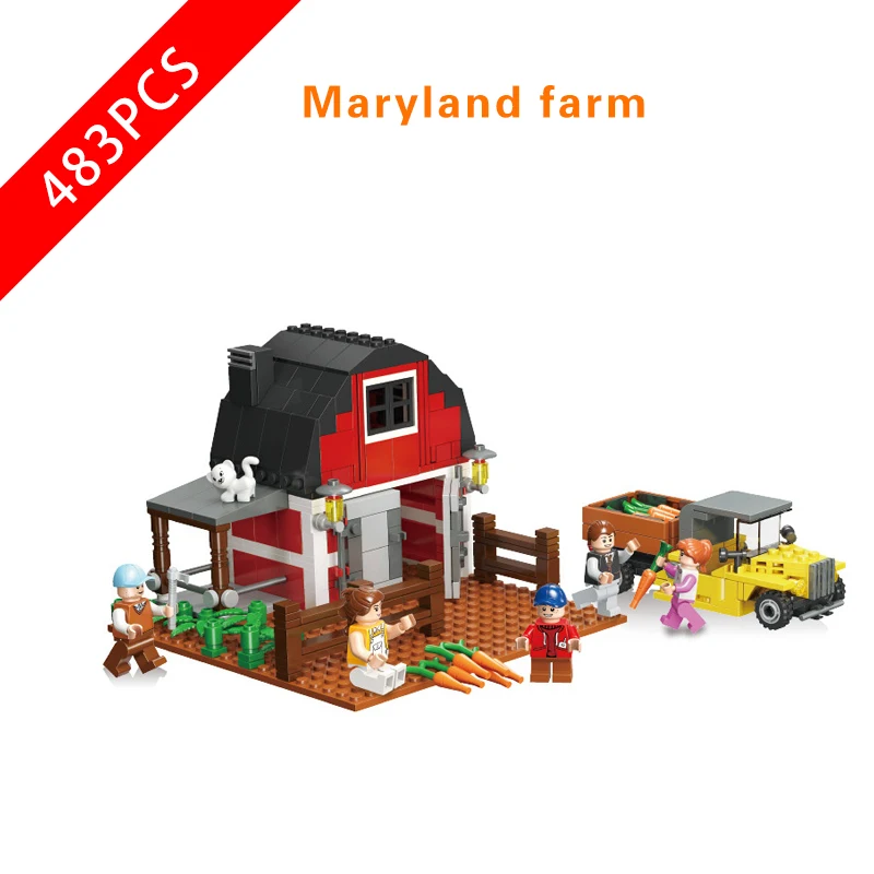 

2020 Legoingl DIY Series Toys Maryland Farm Compatible Legoingl DIY 20541 Buildin Blocks Toys for Children Birthday Gift