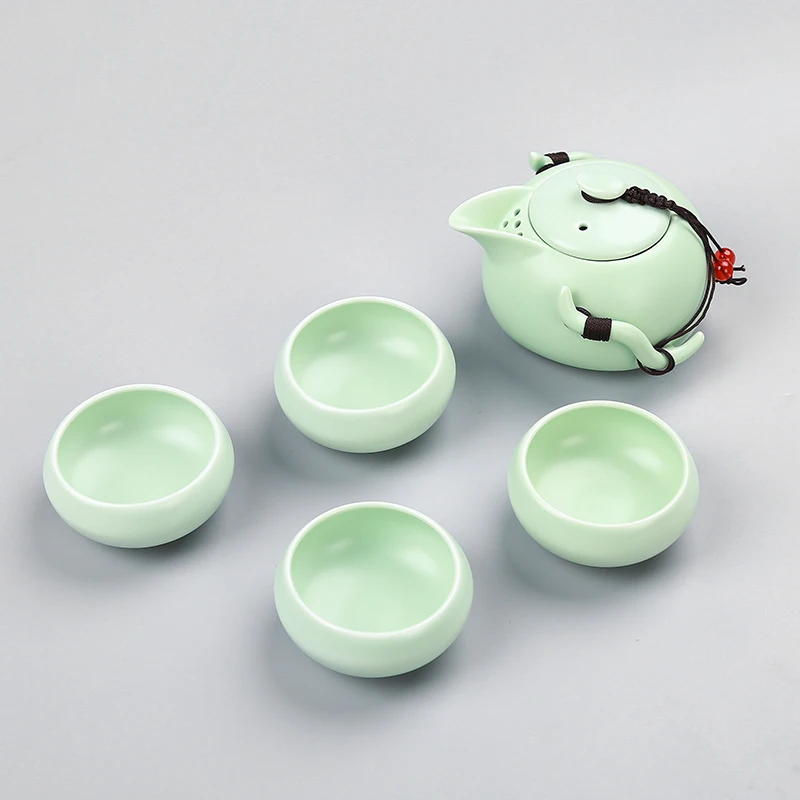 TANGPIN керамический чайник gaiwan, чайная чашка, фарфоровый чайный сервиз gaiwan, портативный чайный набор для путешествия, посуда для напитков - Цвет: Style B