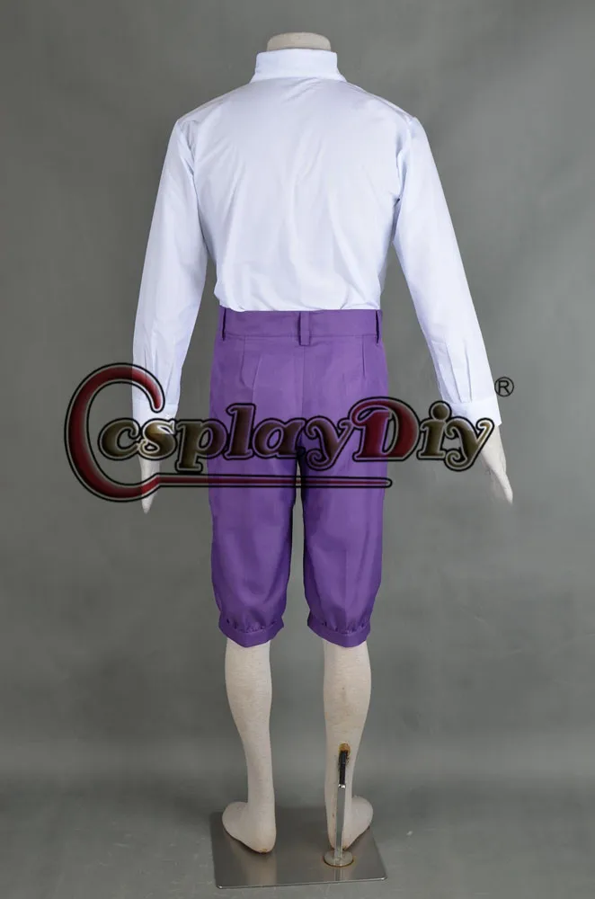 Косплэй diy JoJo невероятное приключение Phantom крови Dio Косплэй взрослый костюм Для мужчин фиолетовый костюм для Хэллоуина с длинным рукавом костюмы индивидуальный заказ