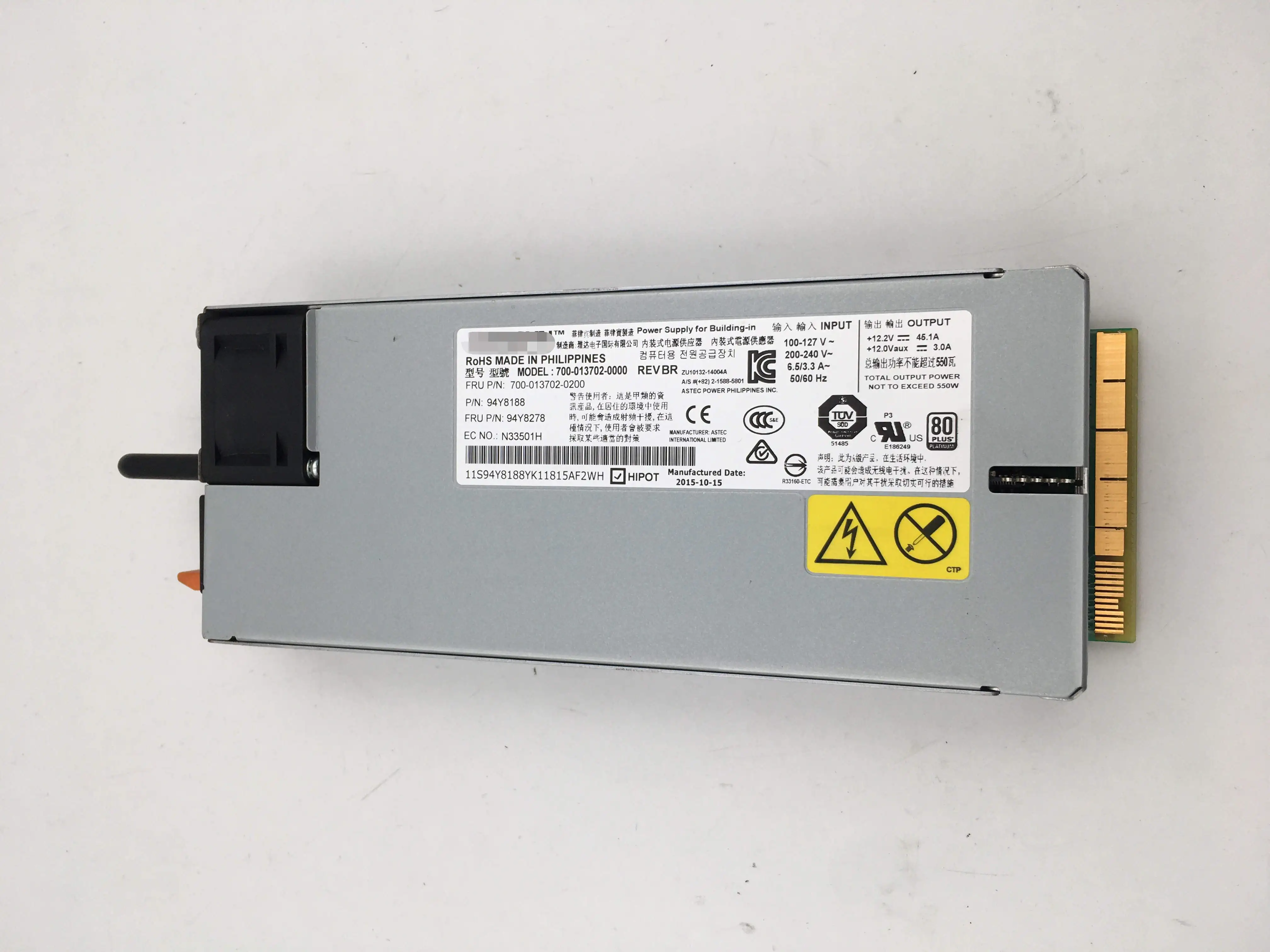 

100% рабочий сервер источника питания для HP DL380 388 G6 G7 G8 DPS-460EB в HSTNS-PD14 499250-101 499249-001 511777-001 аккумулятор большой емкости MAX 460W
