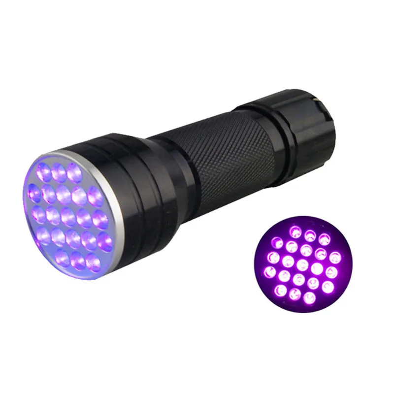 21 Светодиодный УФ-светильник Taschenlampe для УФ-полимеризации смолы, светящийся Powerder, настоящий 395NM УФ-светильник TorchPet детектор пятен мочи - Испускаемый цвет: D12 Model