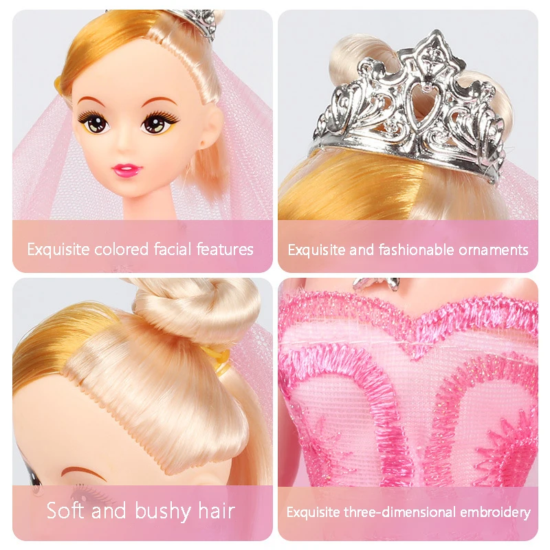 Кукла Мода Dressup куклы набор Подарочная коробка игрушка Мода Принцесса bjd куклы аксессуары для девочек набор мечты подарок кукла Барби