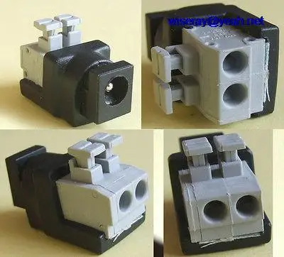 

DHL/EMS 150PCS 8mm X 5.5mm x 2.1mm DC Female socket Terminals Crimp cable for CCTV Charger-A8