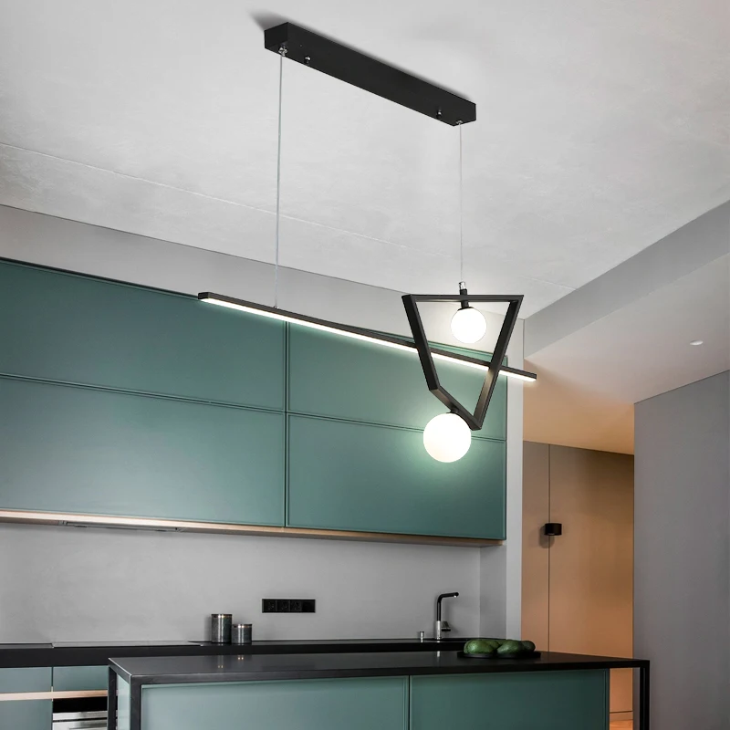 Minimalism modern led pendant lights for dining room kitchen Black/White/Gold Pendant lamp suspension luminaire lustre hanglamp | Лампы и
