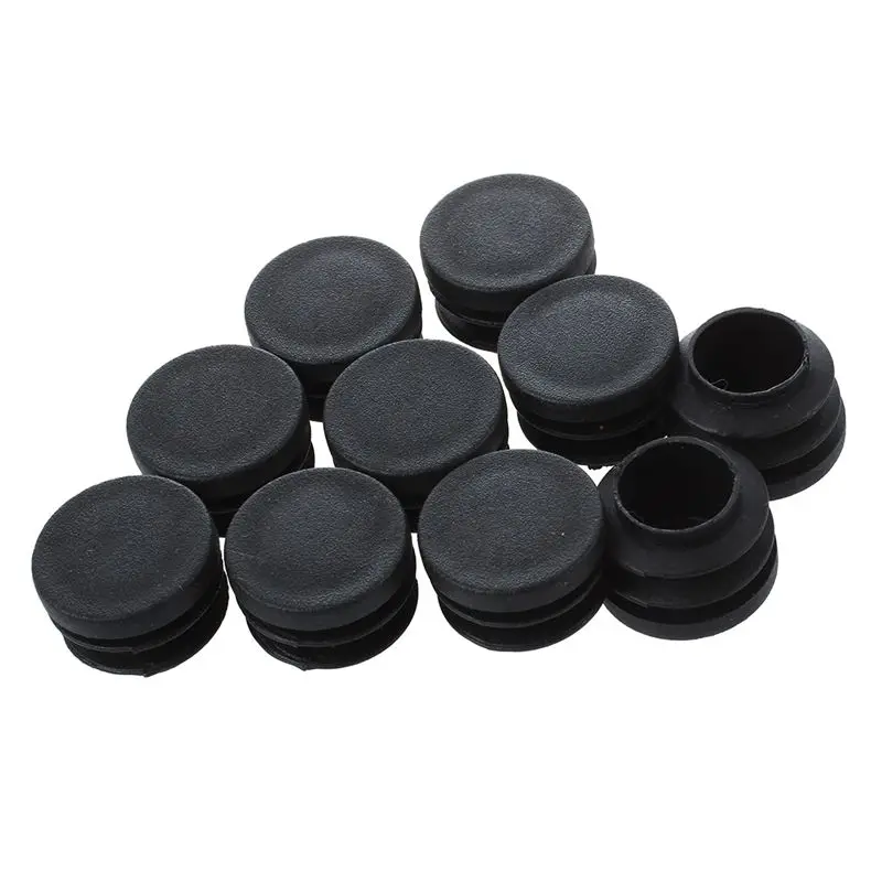 

Furniture 19mm Diameter Black Plastic Screw Type Cap Cover 10 Pcs