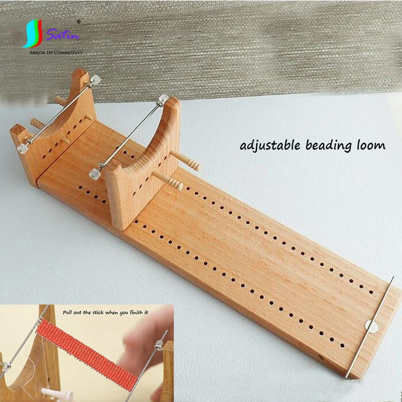 Máquina para hacer pulseras y collares, herramienta de tejido de madera,  ajustable y eficiente, tamaño pequeño, A0313L _ - AliExpress Mobile