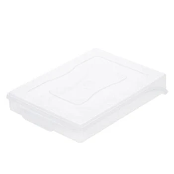 

2Pcs Household Freeze Dumplings Storage Box with Lid Plastic Food Containers Refrigerator Organizer Box Case Holder Kitchen Or