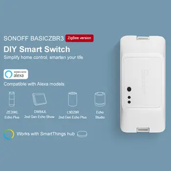 

1/3/5PCS Itead Sonoff BASICZBR3 - First Zigbee DIY Smart Switch Controlled via SmartThing APP Works With SmartThings Hub Alexa
