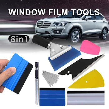 

8pcs Auto Film Install Wrap Application Car Vinyl Wrapping & Tinting Tools Kit