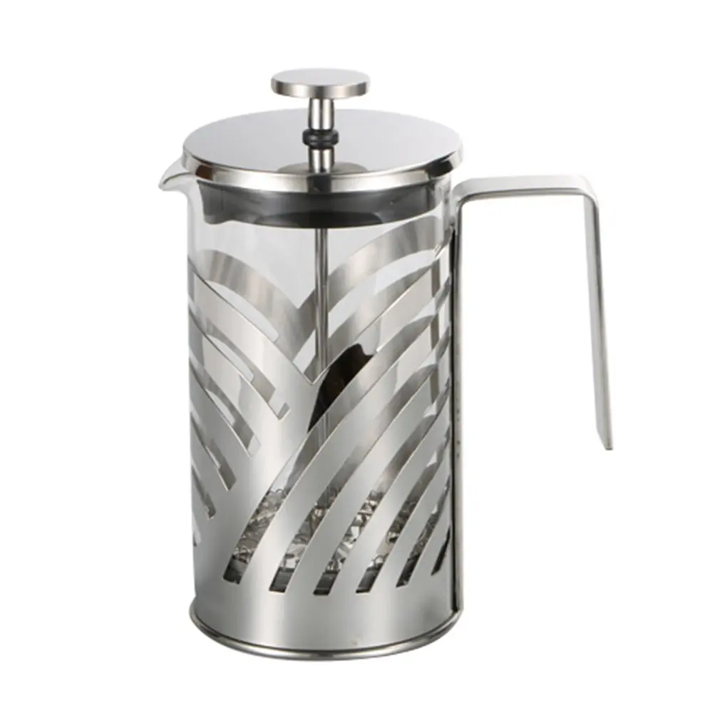 

Stainless Steel French Press Coffee Maker Insulated Coffee Tea Brewer Pot Cafetiere Percolator Tool With Filter Baskets
