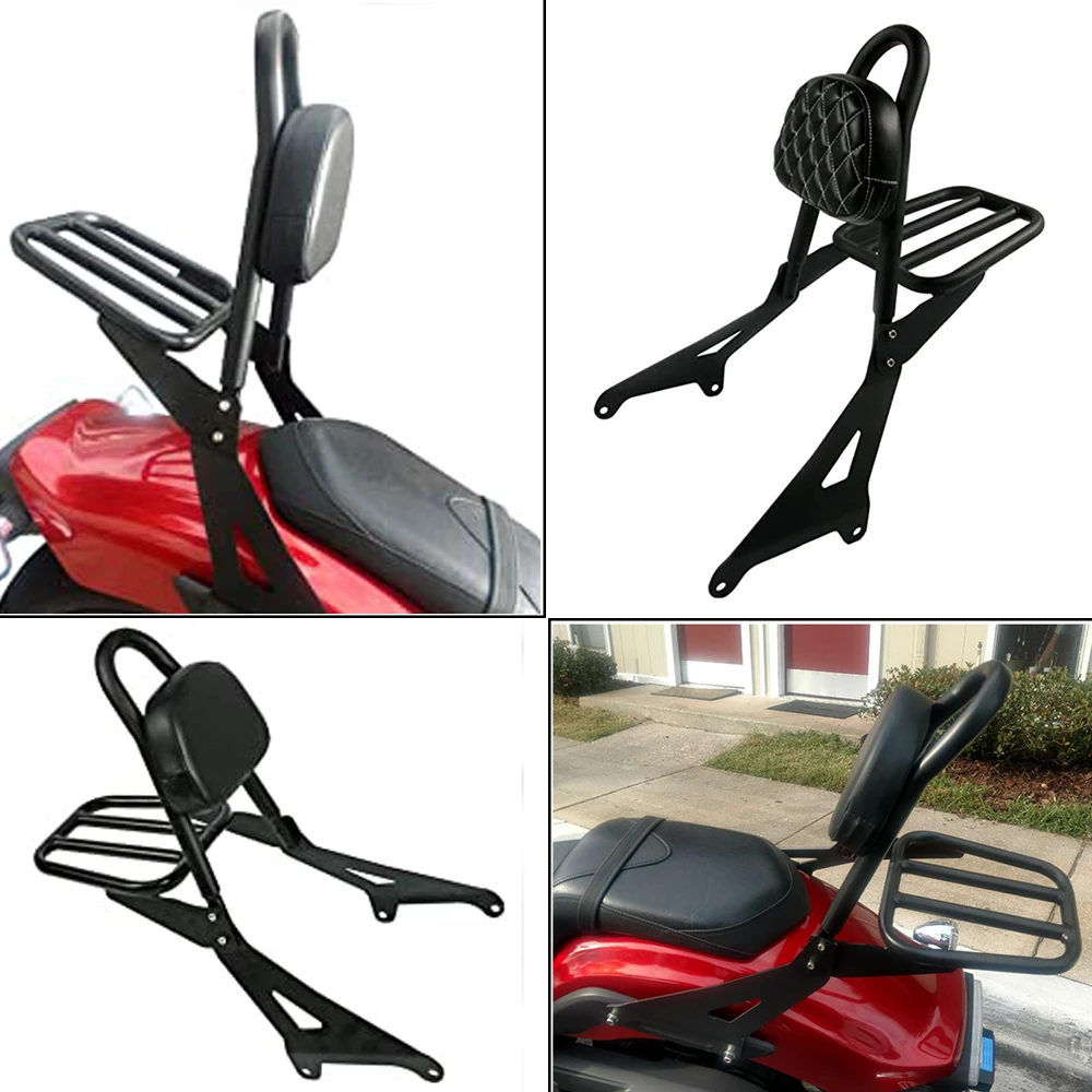 Backrests & Sissy Bars Motorcycle Detachable Backrest Sissy Bar With