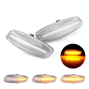 

Dynamic Smoke LED Side Marker Signal Light for Peugeot 207 308 3008 5008 for Citroen C3 C4 C5 Car Turn Signal Lamp(2Pcs)