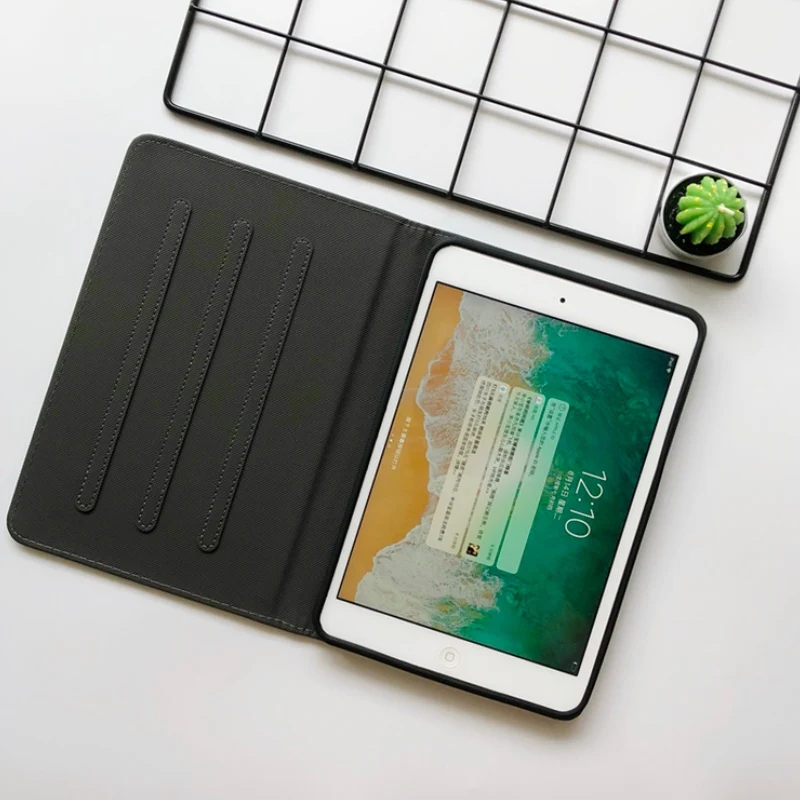 Автоматический будильник смарт-чехол с подставкой для Планшеты ipad Mini1 на возраст 2, 3, 4, 5, ipad air 2 3 pro 10,5 Мультфильм защитный чехол для ipad 2, 3, 4 18 9,7