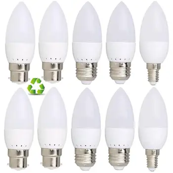 

LED Candle Bulb E14 E27 Energy Saving Light Bulb Lampada 5W 7W 220V Bombillas Led Spotlight for Home Decoration E14 led lighting