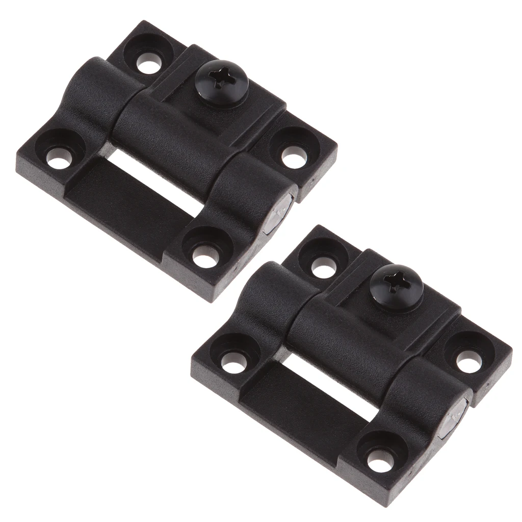 2x Marine Gate Door Hinge - Adjustable Tension Torque Position Control Hinges Replaces for Southco E6-10-301-20 (Black)