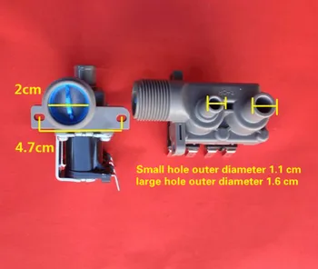 

Applicable Haier automatic pulsator drum washing machine inlet valve FCS270B inlet switch double head solenoid valve