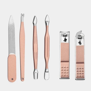 

12pcs Stainless Steel Beauty Nail Clippers Scissors Set Dead Skin Trimmer Clipper Manicure Pedicure Tool F