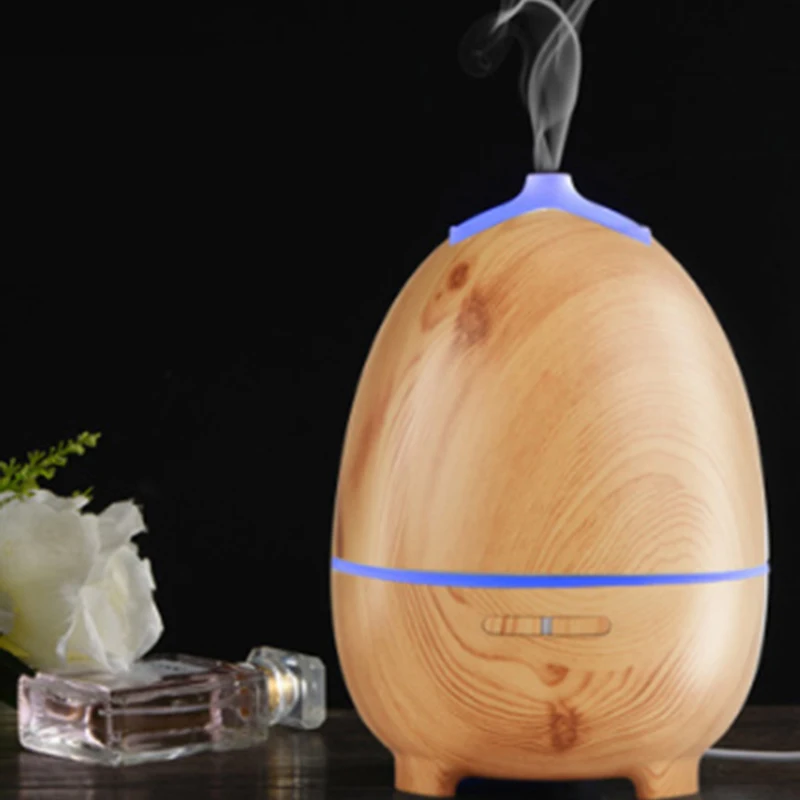 

DEKAXI 300ml led light wood grain Ultrasonic Air Humidifier Essential Oil Diffuser aromatherapy mist maker Cool Mist Humidifier