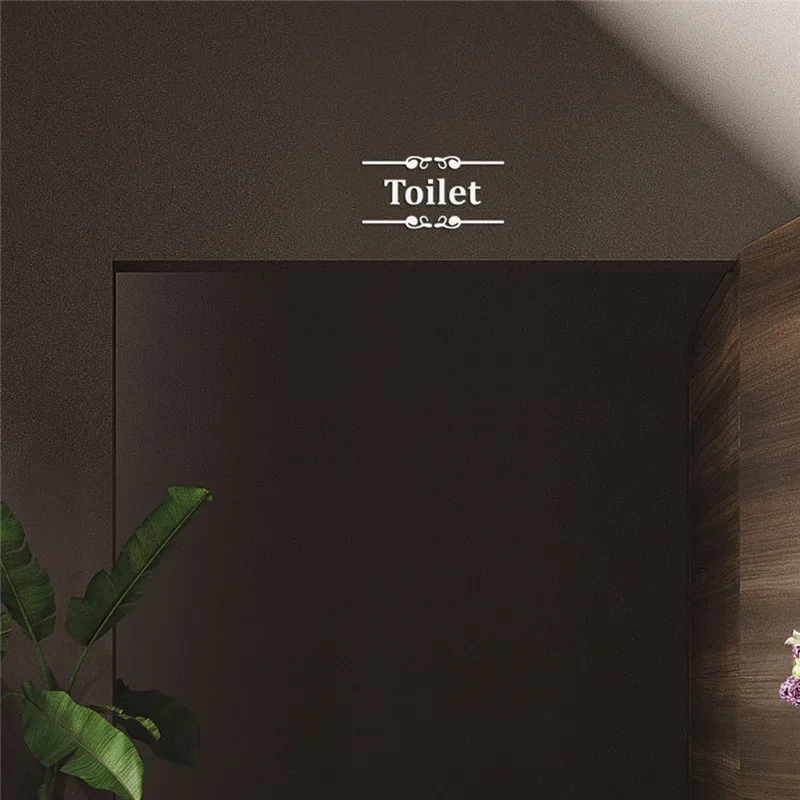 mirror sticker Creative Diy Fashion Personality 3D Wall Stickers Toilet Bathroom Tips Stickers spiegel sticker #3O17 (20)