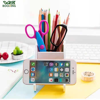 

WBBOOMING Organizer Storage Box Remote Control Storage Case Mobile Phone Holder Stand Container Desktop Pen Holder Phone Racks