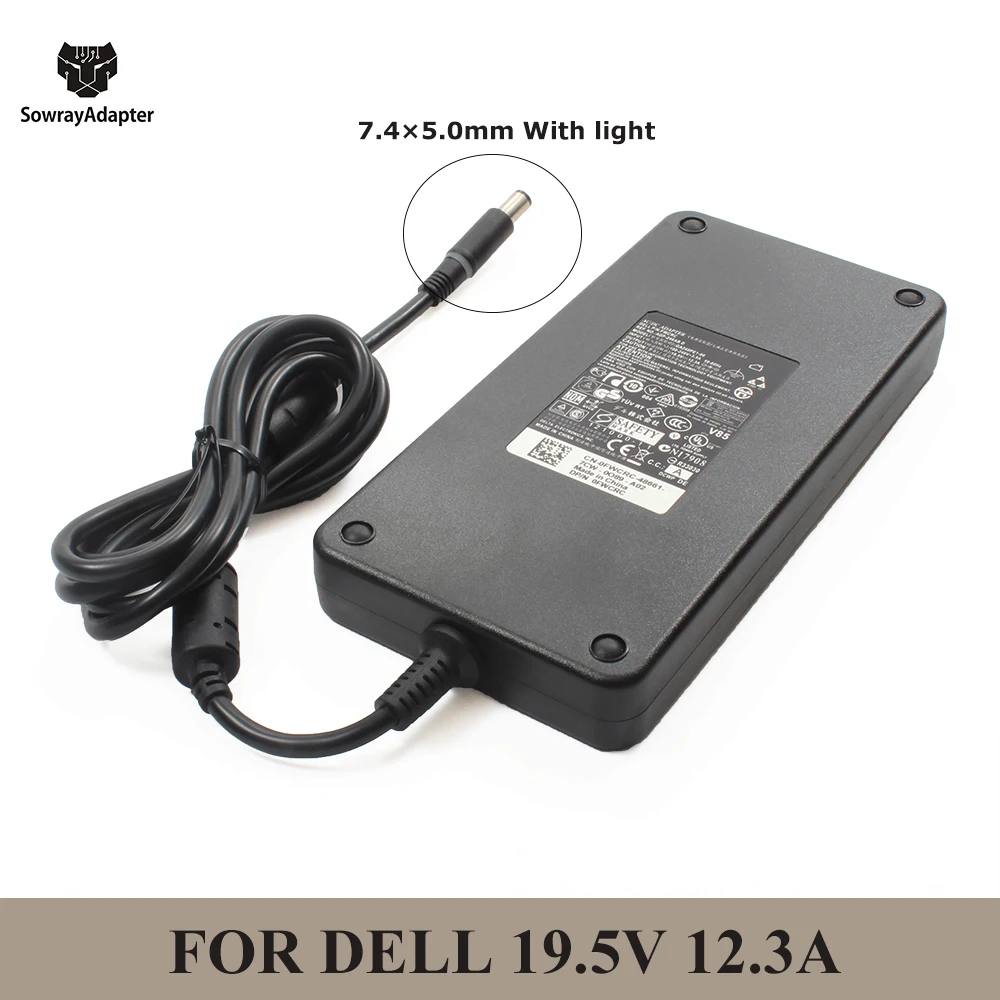 19.5V 12.3A 240W 7.4*5.0mm ADP 240AB D Laptop Ac Power Adapter Charger for Dell Alienware M17X J211H PA 9E Precision M6500 M6600|Laptop Adapter| - AliExpress