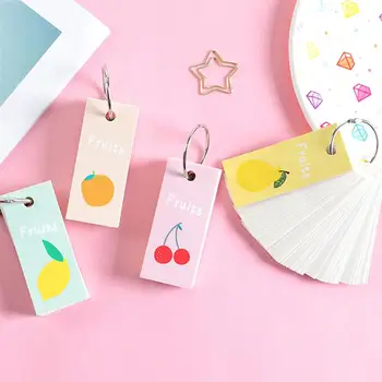 

8pcs Fruits Printing Notepad Portable Pocket Note Pads Blank Memo Pad Students Stationery Note Paper for Office School (Random)