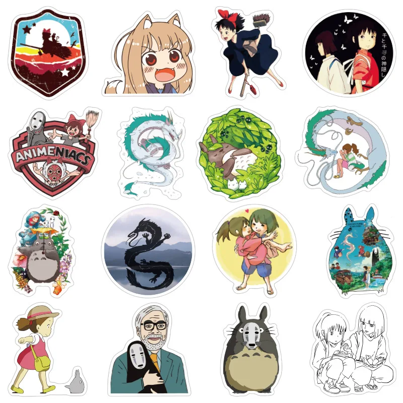 Anime Wall Decals Spirited Away Characters - EC1088 – SDA Image Design Shop