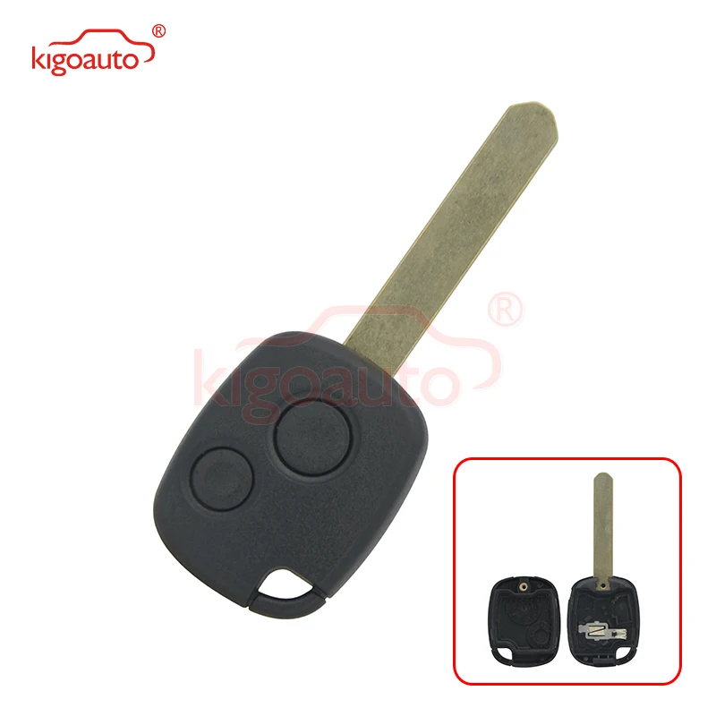 Kigoauto for Honda Accord Civic CRV 2003 2004 2005 2006 2007 2008 2009 replacement Remote key cover case 2 button