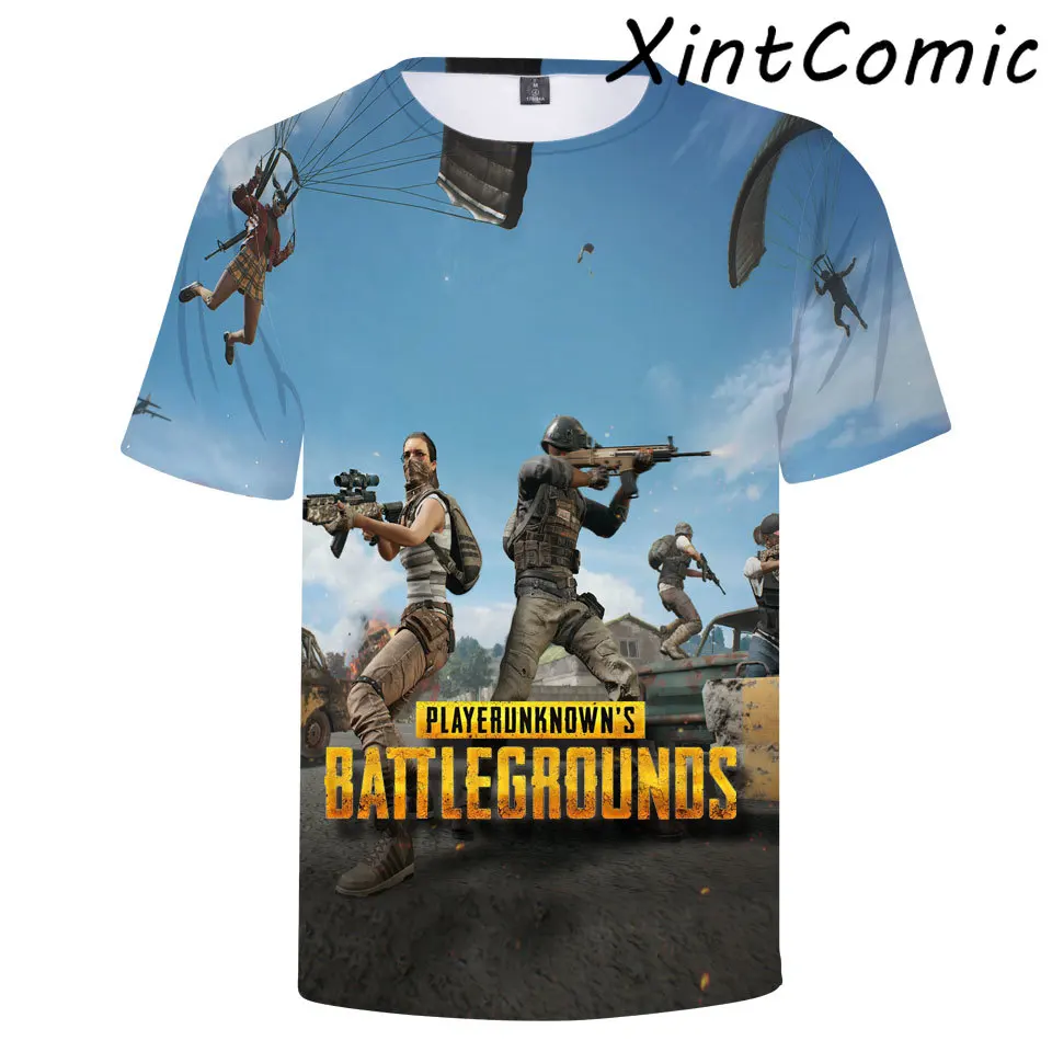  Game PUBG 3D t shirt Men/women Aikooki Fashion Playerunknown's Battlegrounds Men's Adult t shirt PU