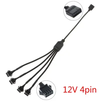 

Motherboard Extension Cable 12V 4PIN to SM 4Pin Fan Interface Female/Male Cord Y1AE