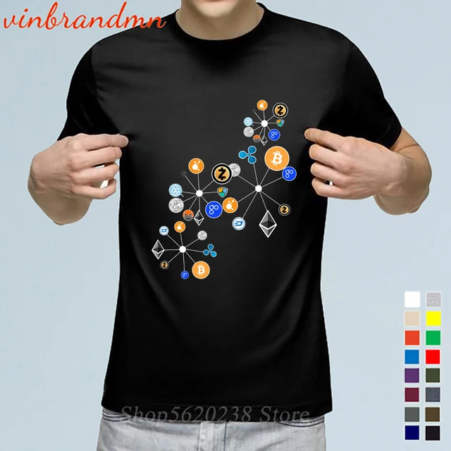 Cryptocurrency blockchain Ethereum T Shirts