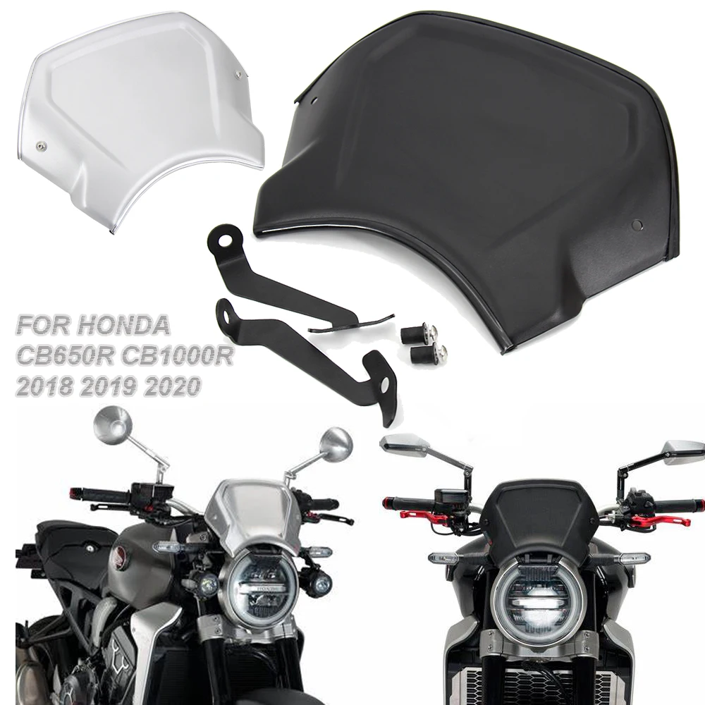 

New FOR HONDA CB650R CB1000R 2018 2019 2020 2021 2022 Motorcycle Accessories Modified WindScreen Windshield Front Deflector