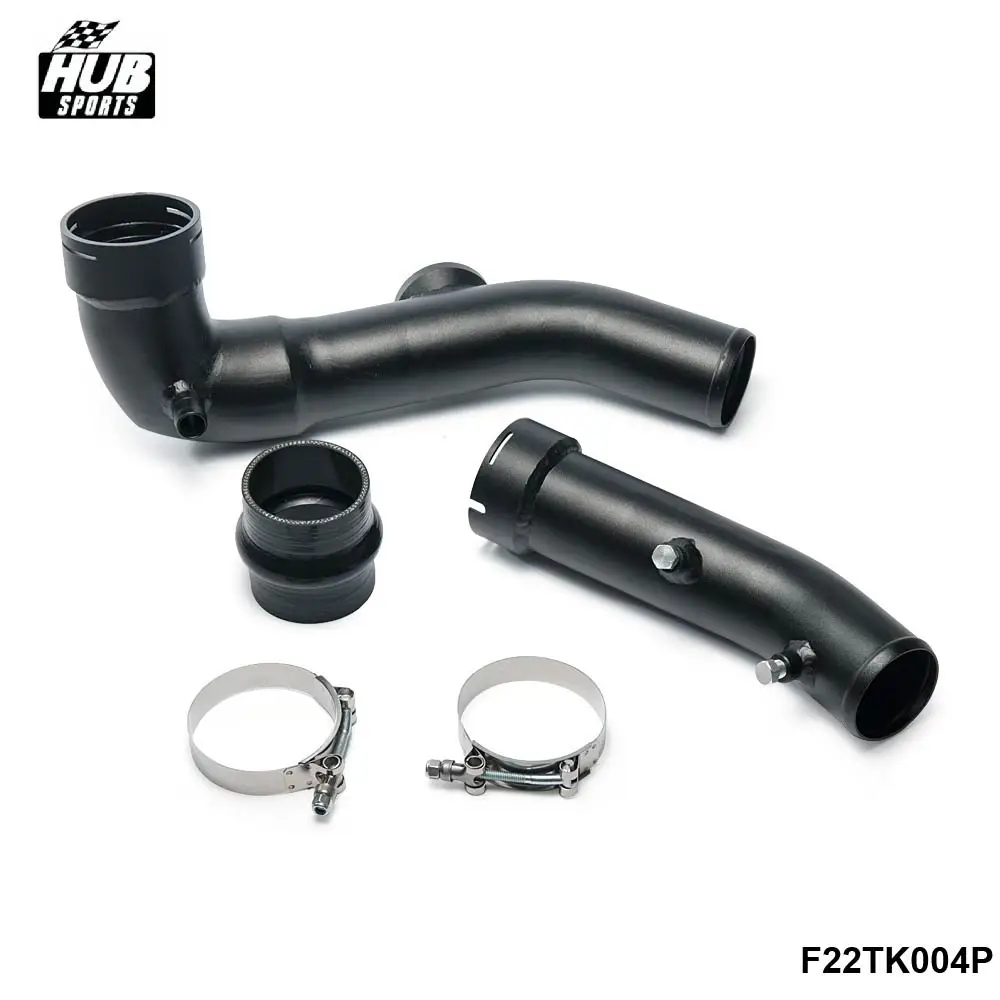 Черный комплект для охлаждения труб IntakeTurbo BMW F20 F30 M135i M235i 335i 435i N55 3 0 T|bmw charge pipe|charge