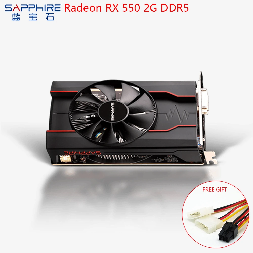 Sapphire Amd Gpu Rx 550 2gb Graphics Cards For Computer Radeon Rx550 ...
